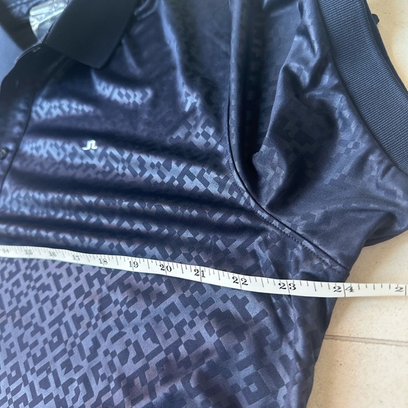 NWT J Lindenberg Size XXL Slim Golf Polo Navy Blue - Picture 7 of 10